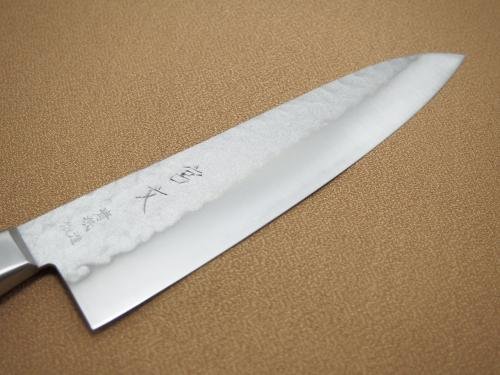 銀座 菊藤 牛刀 200ミリ 青紙２号鋼本割込 Amazon｜哲弘 口金付青紙2号割込 牛刀 210mm｜牛刀包丁